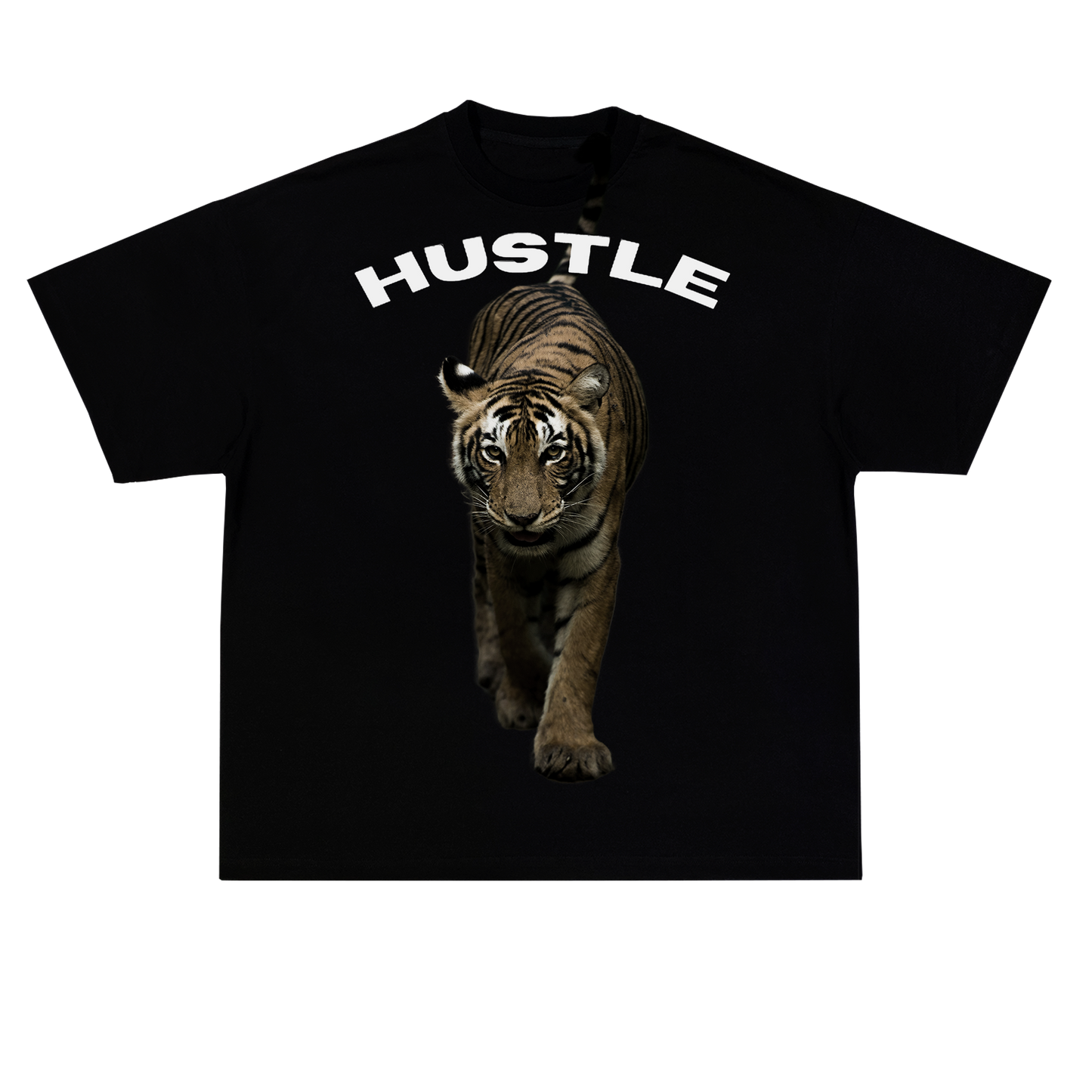 The Hustle Tee - BLACK