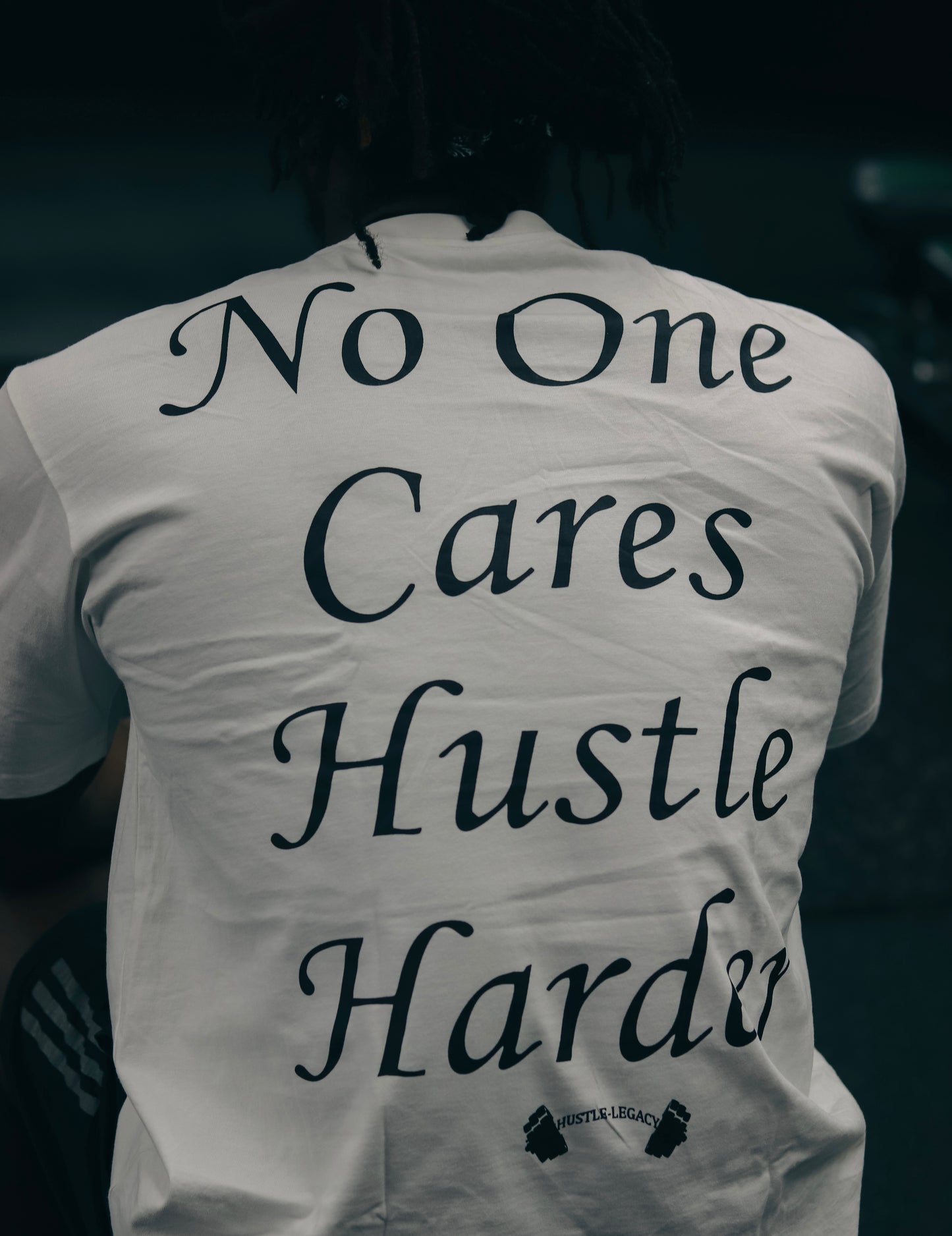 The Hustle Tee -  WHITE