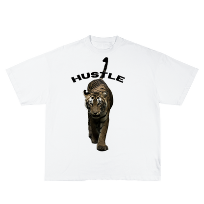 The Hustle Tee -  WHITE